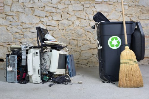 Safety measures during demolition waste removal process