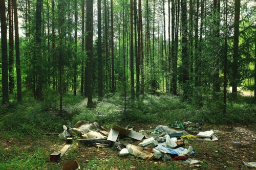 Variety of waste materials managed by muck away services